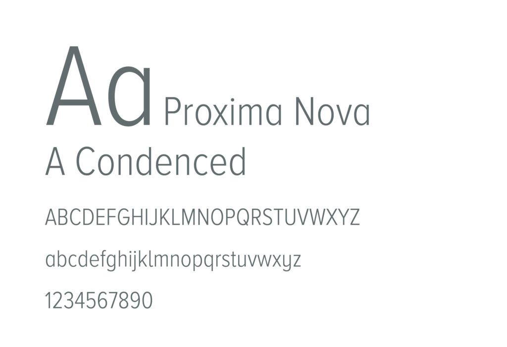 Font Design Proxima Nova A Condensed