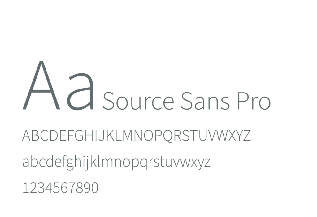 Font Design Source Sans Pro